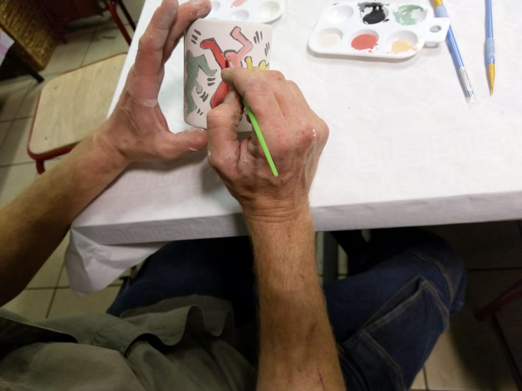 Atelier peinture sur céramique